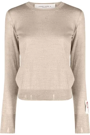 Golden Goose Distressed fine-knit jumper