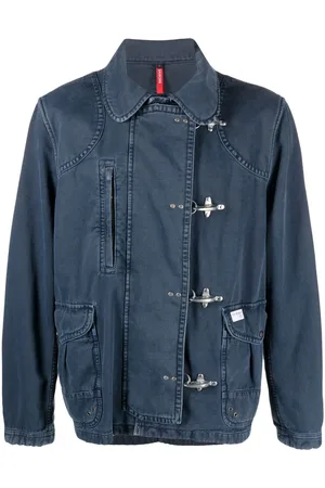 FAY Clip-fastening denim jacket