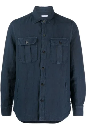 Boglioli Chest-pockets linen shirt