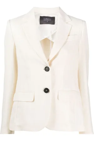 LORENA ANTONIAZZI Single-breasted fitted blazer