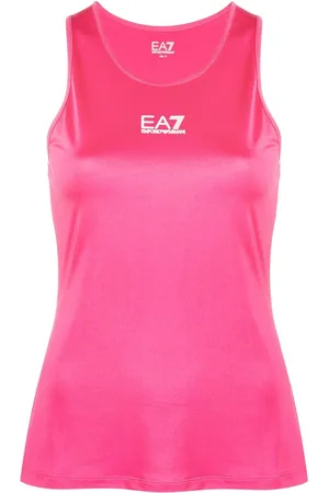 EA7 Logo sleeveless tank top