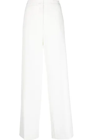 BLANCA Overlapping-panel palazzo pants