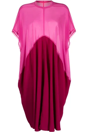 Rick Owens Tommykite two-tone T-shirt dress