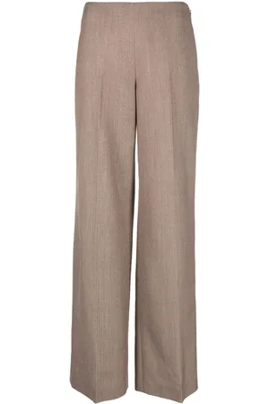 Stella McCartney Pleated wide-leg trousers