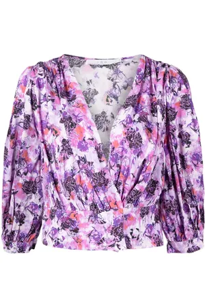 IRO Maella abstract-print blouse