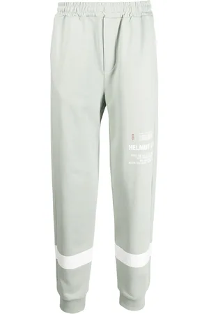 Helmut Lang Logo-print elasticated-waistband sweatpants