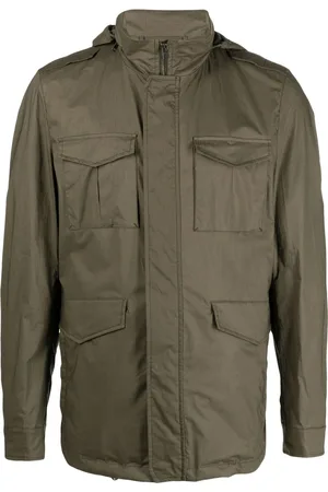 HERNO Long-sleeve zip-up hoodie jacket