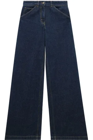 Courrèges Mid-rise wide jeans