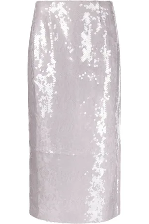 16Arlington Sequinned midi skirt