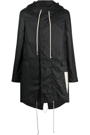 Rick Owens Fishtail hooded raincoat