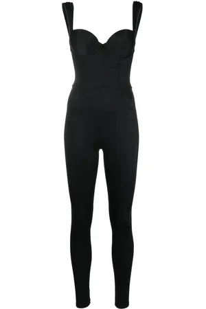 Noire Swimwear Bustier-style sleeveless jumpsuit