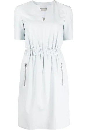 DROME Elasticated short sleeved dress