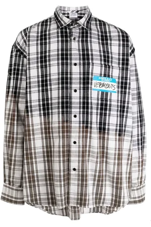 Vetements My Name Is checked shirt