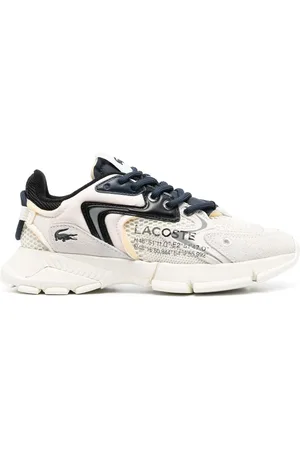 Lacoste Logo-print mesh low-top sneakers