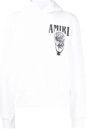 AMIRI Logo-print cotton hoodie