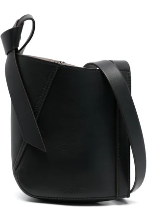 Lanvin Hobo Tie leather shoulder bag