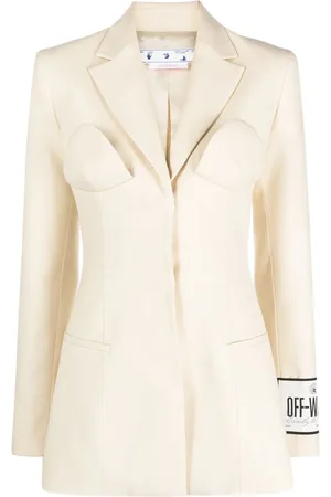OFF-WHITE Dry Wo Ablohland fitted jacket
