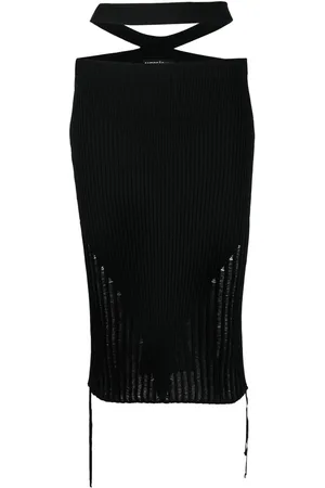 ANDREADAMO Ribbed-knit pencil skirt
