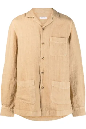 Boglioli Plain linen shirt