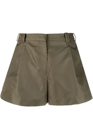 Simone Rocha Side-zip satin shorts