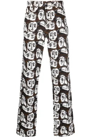 Charles Jeffrey Loverboy Graphic-print cotton trousers
