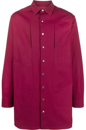Rick Owens Long-sleeve buttoned shirt jacket
