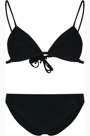 Jil Sander Embroidered logo bikini set