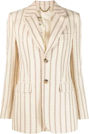 Golden Goose Journey jacquard single-breasted blazer