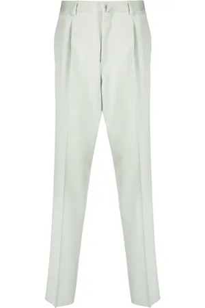 Lanvin Pressed-crease tailored trousers