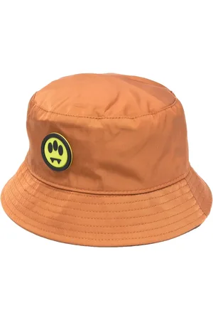 BARROW Logo-patch dropped-brim bucket hat