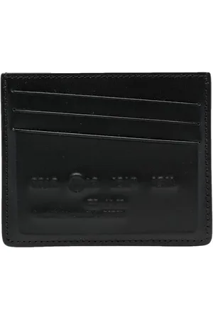 Maison Margiela Logo-debossed leather card holder
