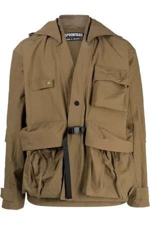 Spoonyard Kimno multi-pockets hooded jacket