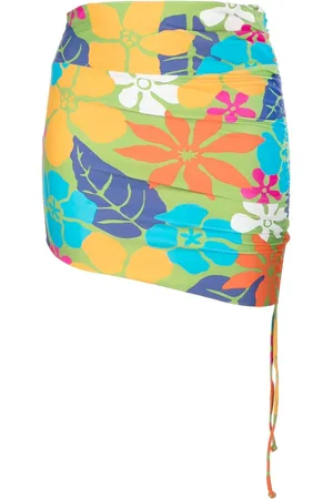 FAITHFULL THE BRAND Floral-print short skirt