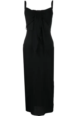 Patou Corsage-detail cotton slip dress