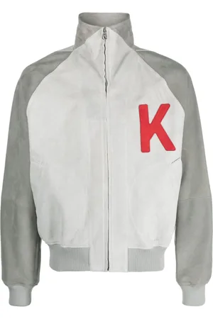 Kenzo Colour-block logo-print bomber jacket