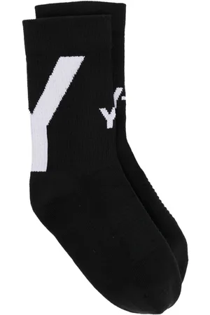 Y-3 Intarsia-knit logo socks