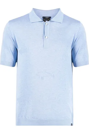 Paul & Shark Shark-pattern polo shirt