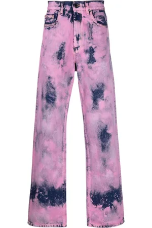 DARKPARK Tie-dye straight-leg jeans