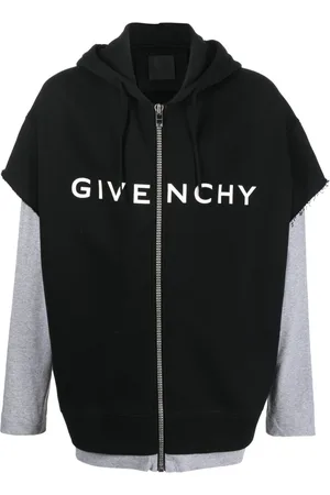 Givenchy Logo-print layered hoodie