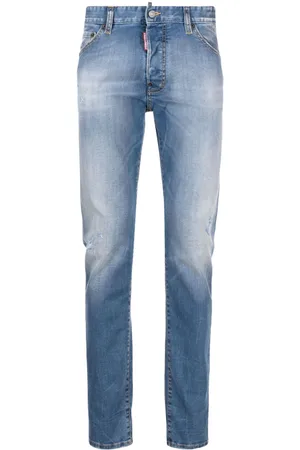 Dsquared2 Slim-cut light-wash jeans