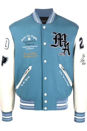 AMIRI Patch-detail varsity jacket