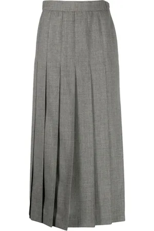 Thom Browne Pleated midi skirt