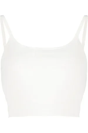 Alexander Wang Scoop-neck cropped tank top
