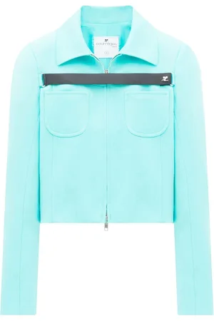 Courrèges Logo-embellished twill strap jacket