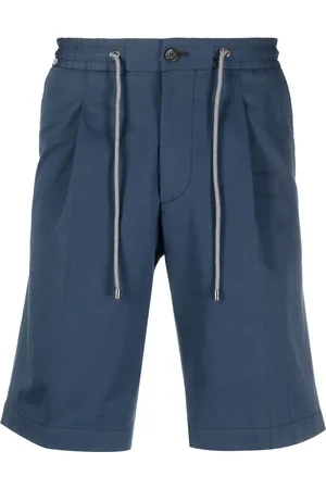 corneliani Drawstring-waist chino shorts
