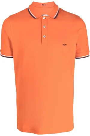 FAY Embroidered-logo polo shirt
