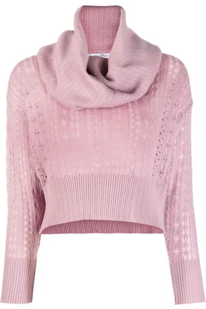Dior 1990s roll-neck knitted top