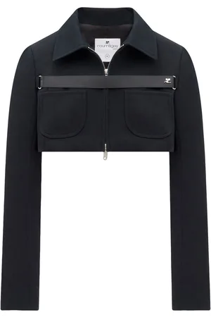 Courrèges Strap-detail cropped jacket