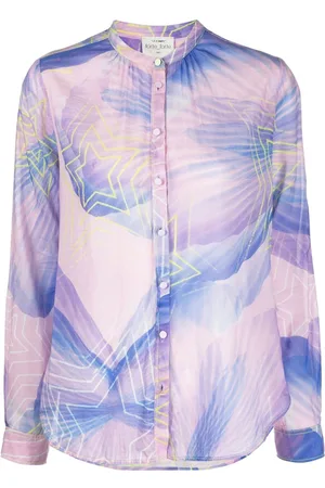 FORTE FORTE Star-print long-sleeve shirt
