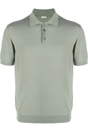 Malo Fine-knit cotton polo shirt
